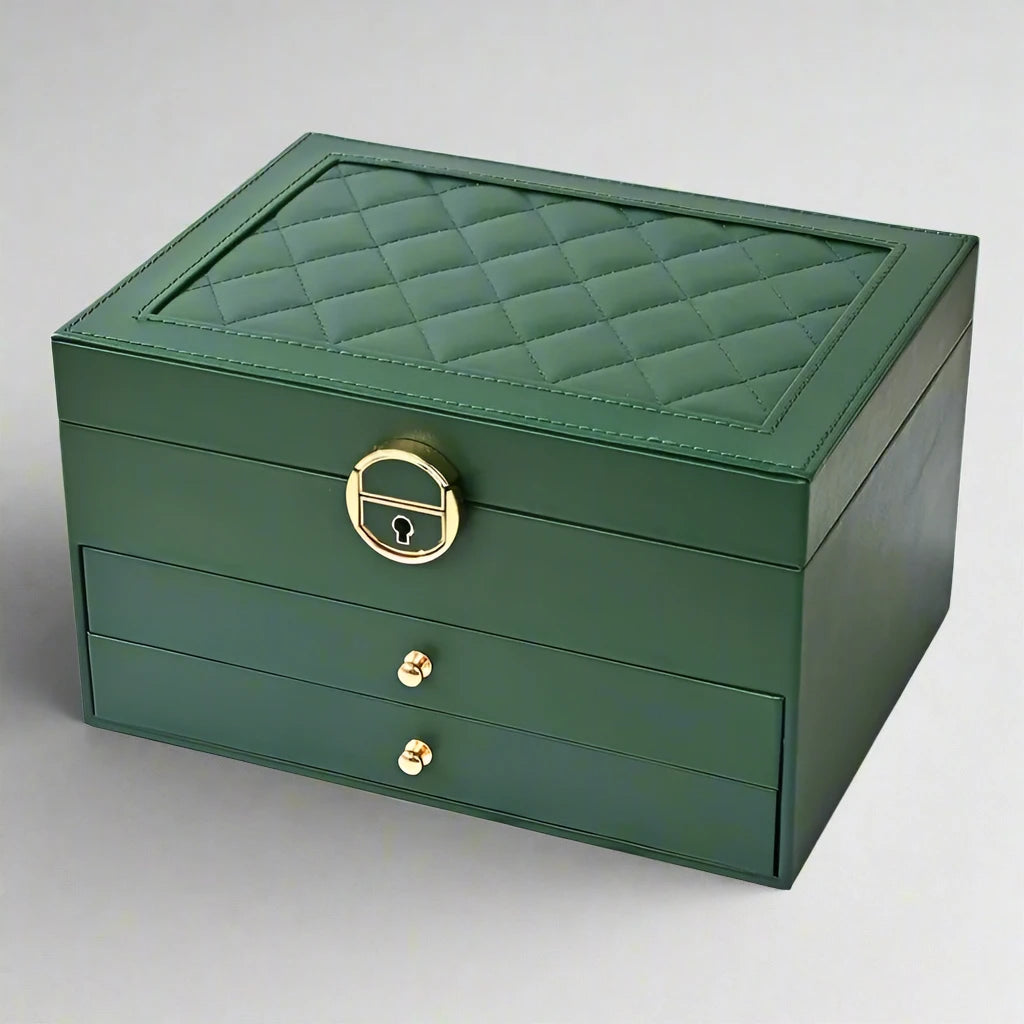 Boîte à Bijoux à Plusieurs Couches avec Intérieur en Velours – Maeva