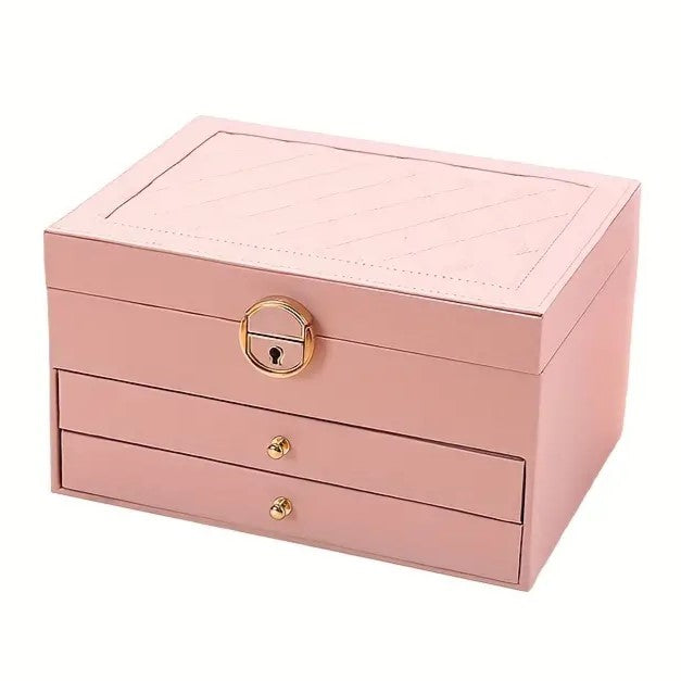 Boîte à Bijoux à Plusieurs Couches avec Intérieur en Velours – Maeva