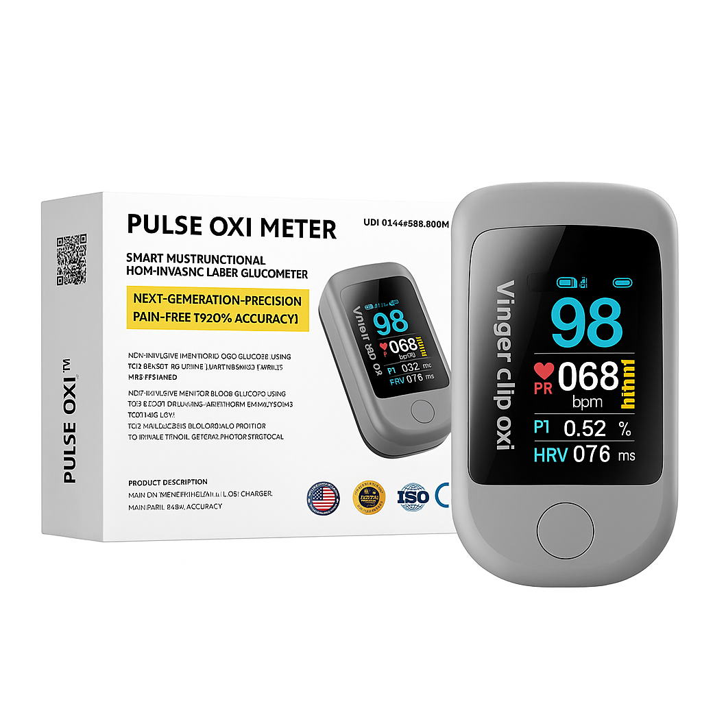 VitalCheck Oxymètre Portable | Précis, sans douleur et facile à utiliser