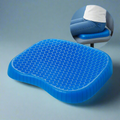 Coussin de Siège en Gel Orthopédique pour Soulagement du Coccyx et du Dos