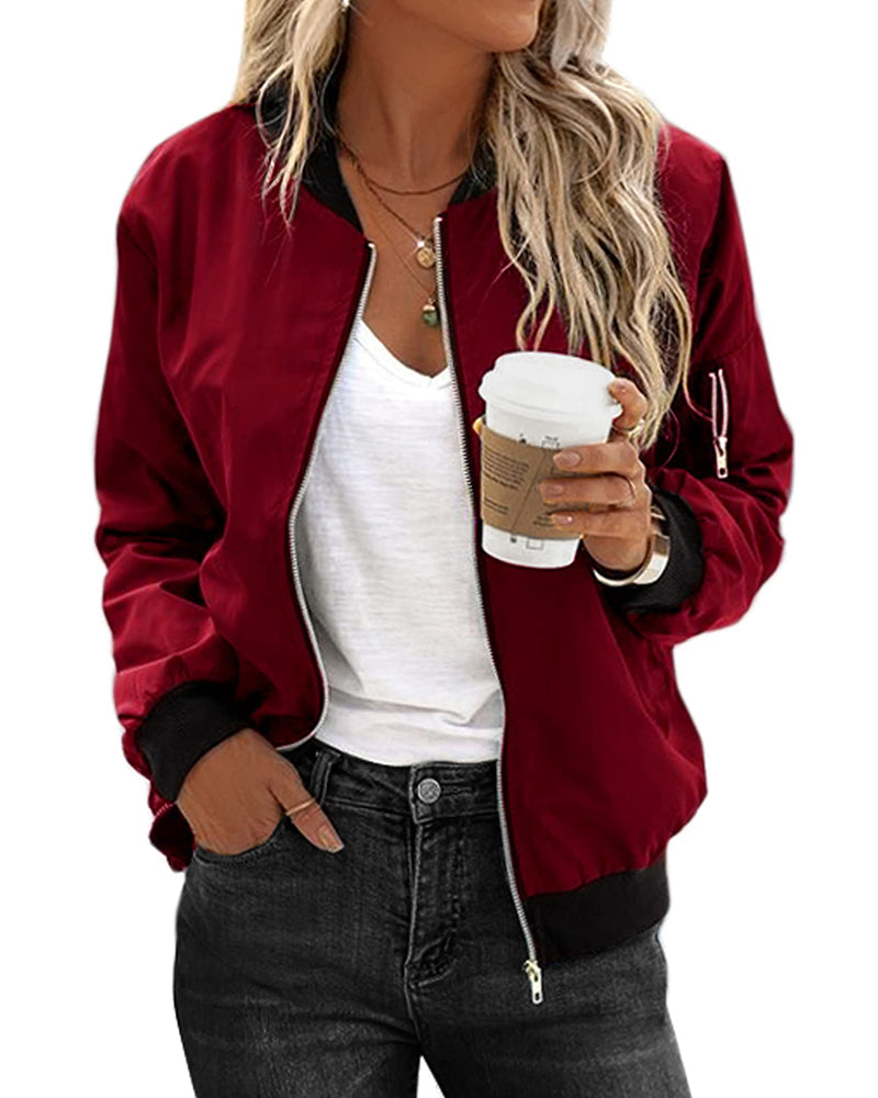 Veste Bomber Élégante pour Femmes - Rhea