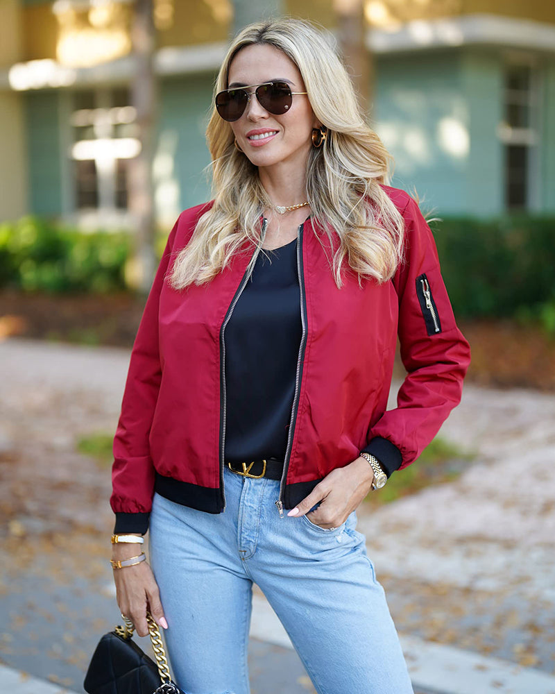 Veste Bomber Élégante pour Femmes - Rhea