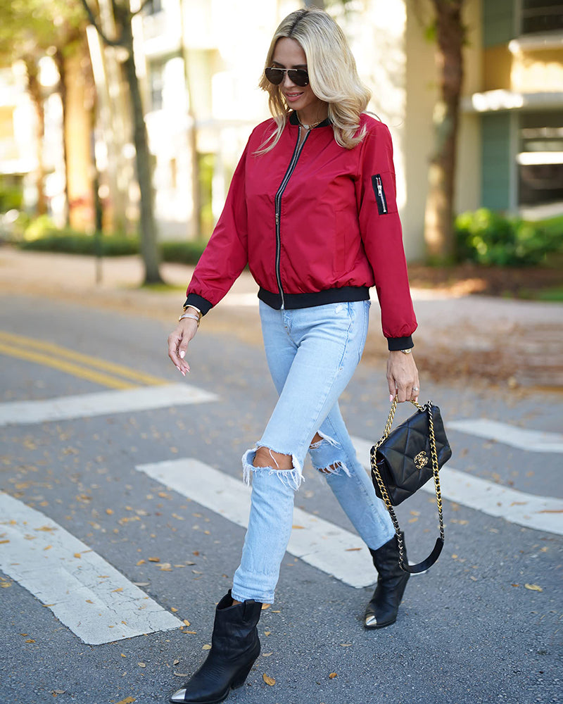 Veste Bomber Élégante pour Femmes - Rhea