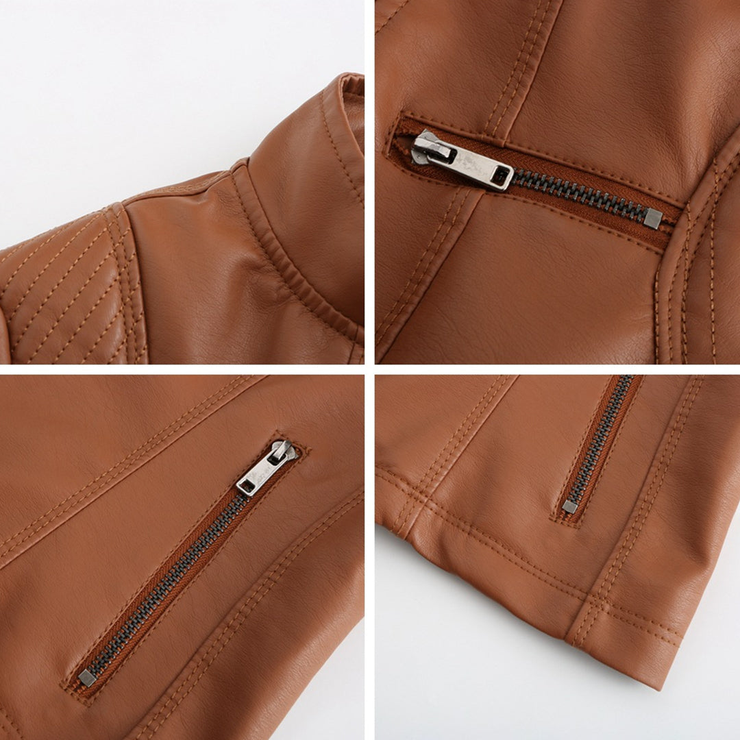 Veste en cuir stylée pour femmes – Elin