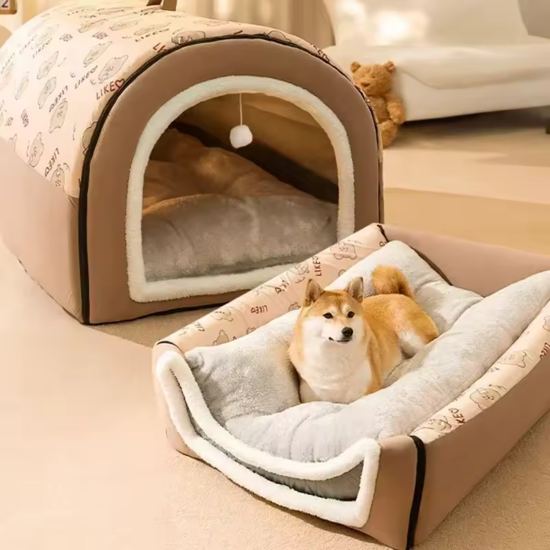 LuxuriaNest Luxury Pet Bed | L'ultime havre de peluche pour le confort et le style de votre animal de compagnie