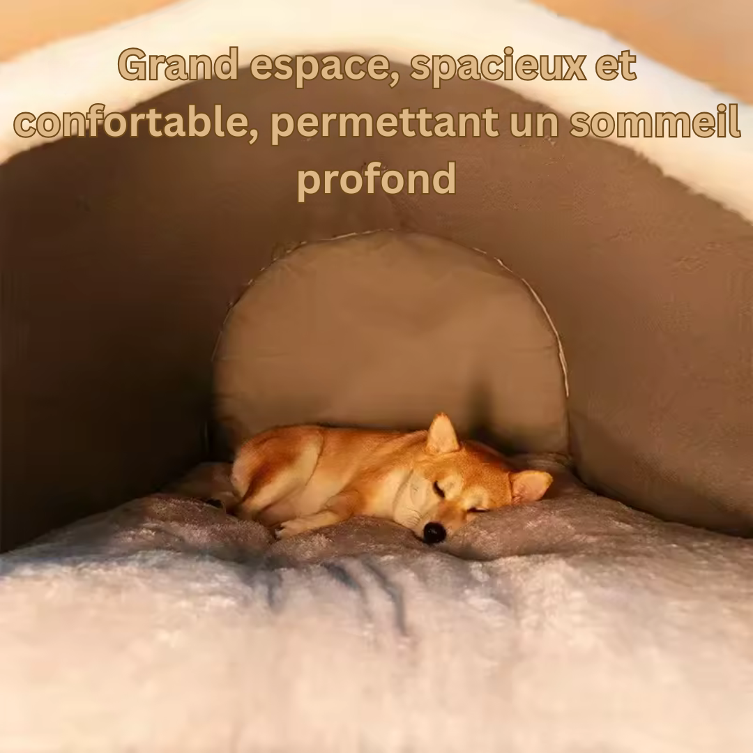 LuxuriaNest Luxury Pet Bed | L'ultime havre de peluche pour le confort et le style de votre animal de compagnie