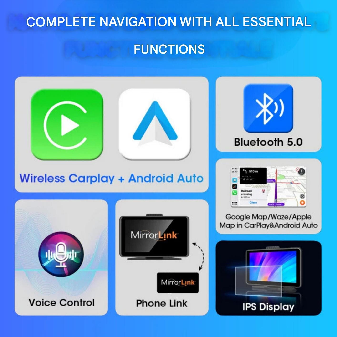 Affichage sans fil CarPlay & Android – DriveOne