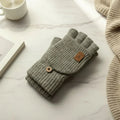 SNUGKNIT – Gants sans doigts tricotés épais pour le confort et la saisie facile