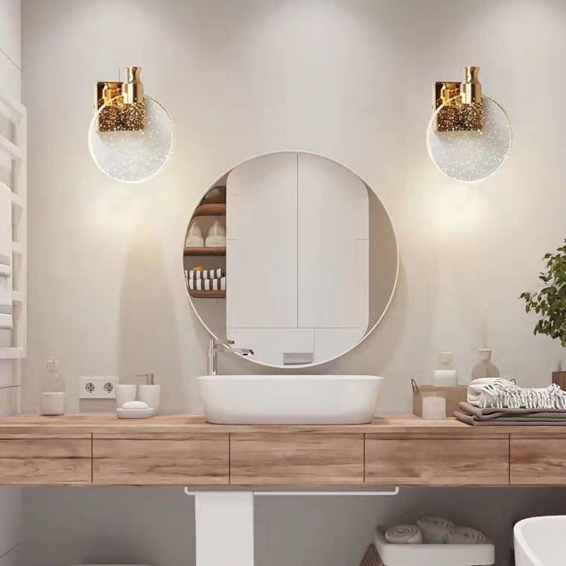 Applique murale en cristal rond luxueuse – Celestia