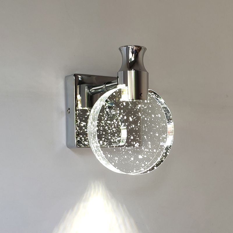Applique murale en cristal rond luxueuse – Celestia