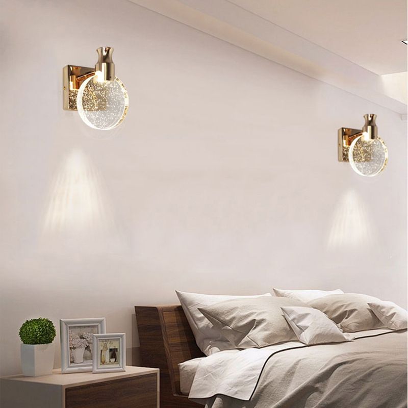 Applique murale en cristal rond luxueuse – Celestia