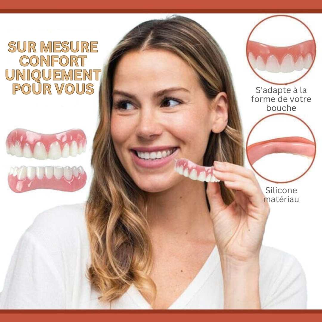 SmileGuard | Vous pouvez ajuster vos prothèses pour qu'elles s'adaptent parfaitement à chaque fois