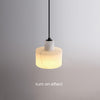 Suspension en Marbre Blanc Scandinave – Élégance Minimaliste pour Intérieurs Modernes