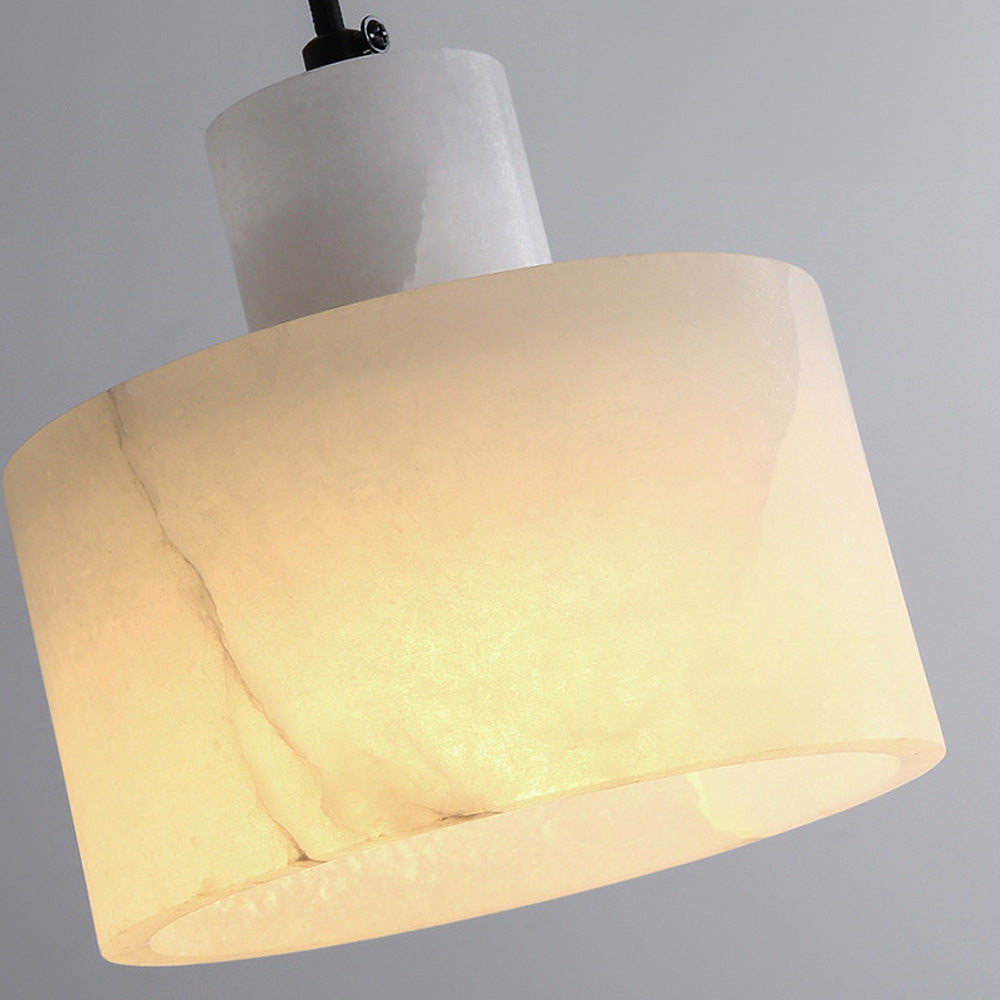 Suspension en Marbre Blanc Scandinave – Élégance Minimaliste pour Intérieurs Modernes