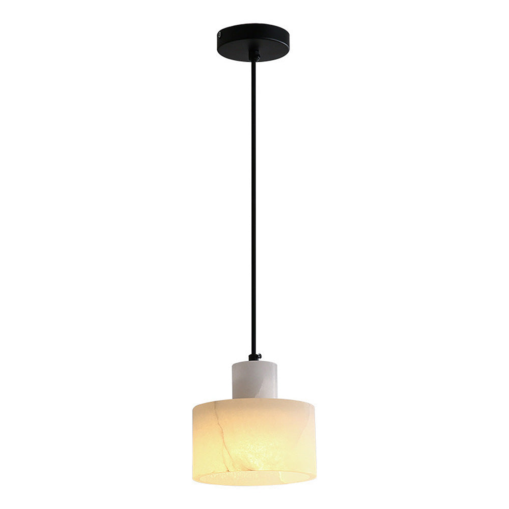 Suspension en Marbre Blanc Scandinave – Élégance Minimaliste pour Intérieurs Modernes