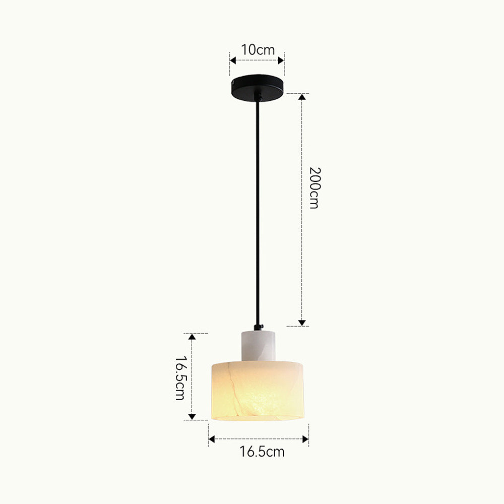 Suspension en Marbre Blanc Scandinave – Élégance Minimaliste pour Intérieurs Modernes