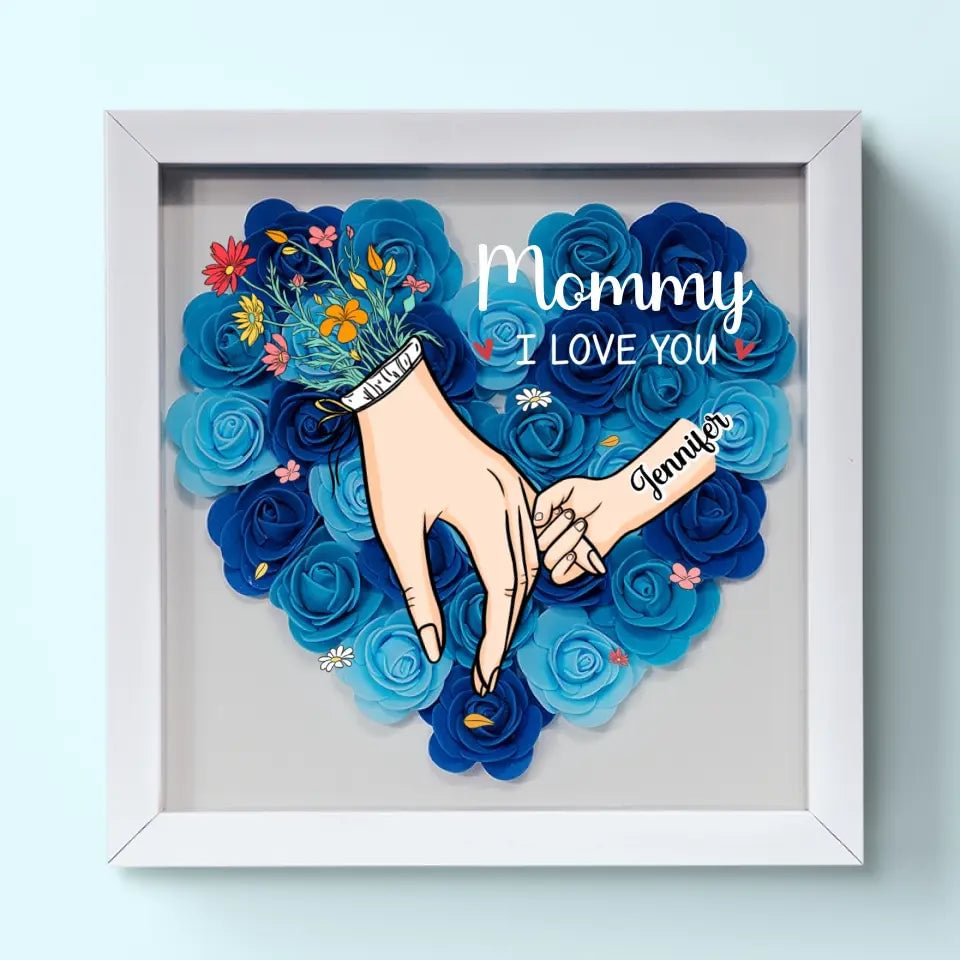 FloraFrame | Ajoutez vos noms et un message d'amour pour rendre ce cadeau aussi spécial que votre lien avec maman