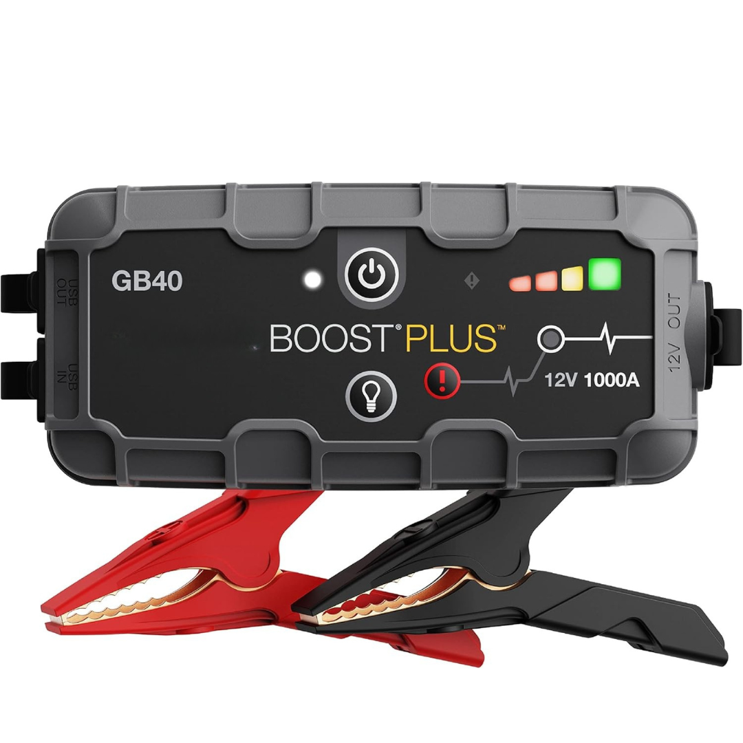Boost Plus GB40 | Démarreur Portable 1000A pour Voiture – Accumulateur 12V & Powerbank pour Essence et Diesel