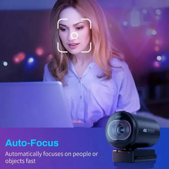 Webcam 4K HD Cristalline – Qualité de Streaming Professionnelle