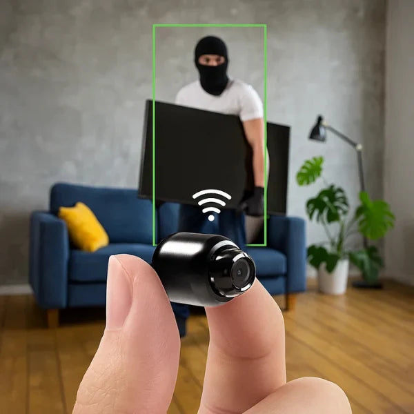 SpyGuard™ – Caméra de Sécurité Sans Fil Extérieure avec Vision Nocturne HD & Surveillance en Direct