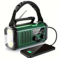 EcoPower Radio – Radio d'urgence à énergie solaire, lampe de poche et fonction de recharge USB