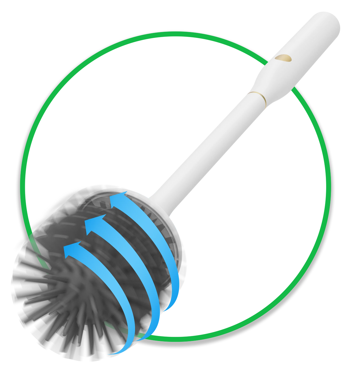 Brosse de Toilette Électrique UV avec Tête Double – PureSpin