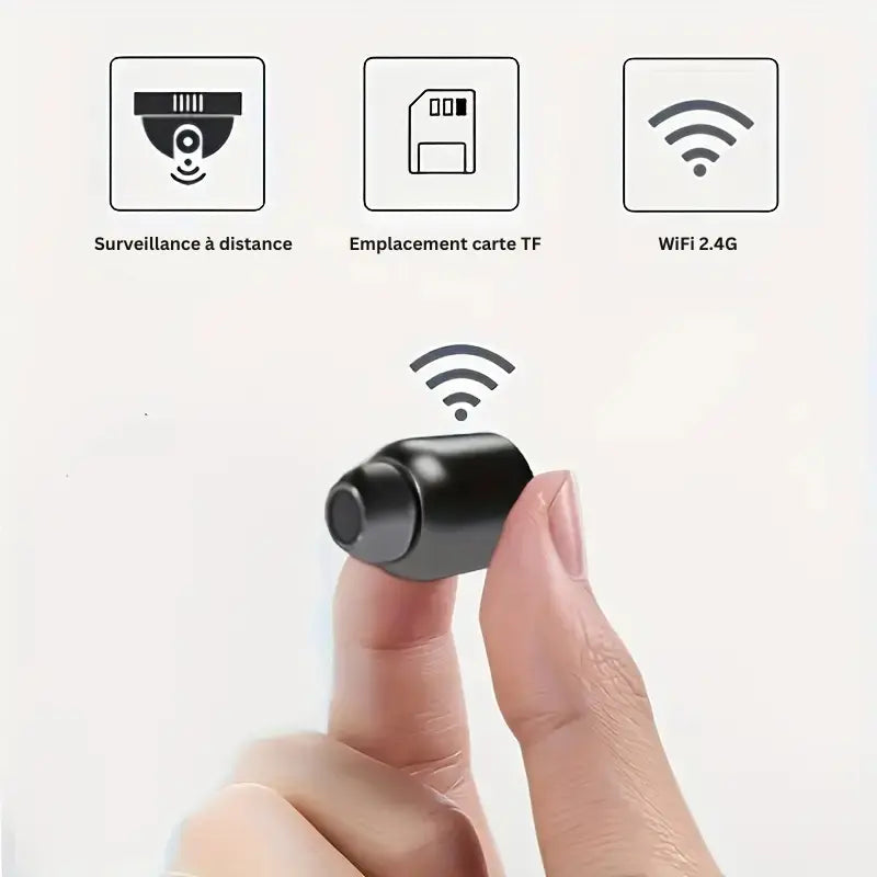 SpyGuard™ – Caméra de Sécurité Sans Fil Extérieure avec Vision Nocturne HD & Surveillance en Direct