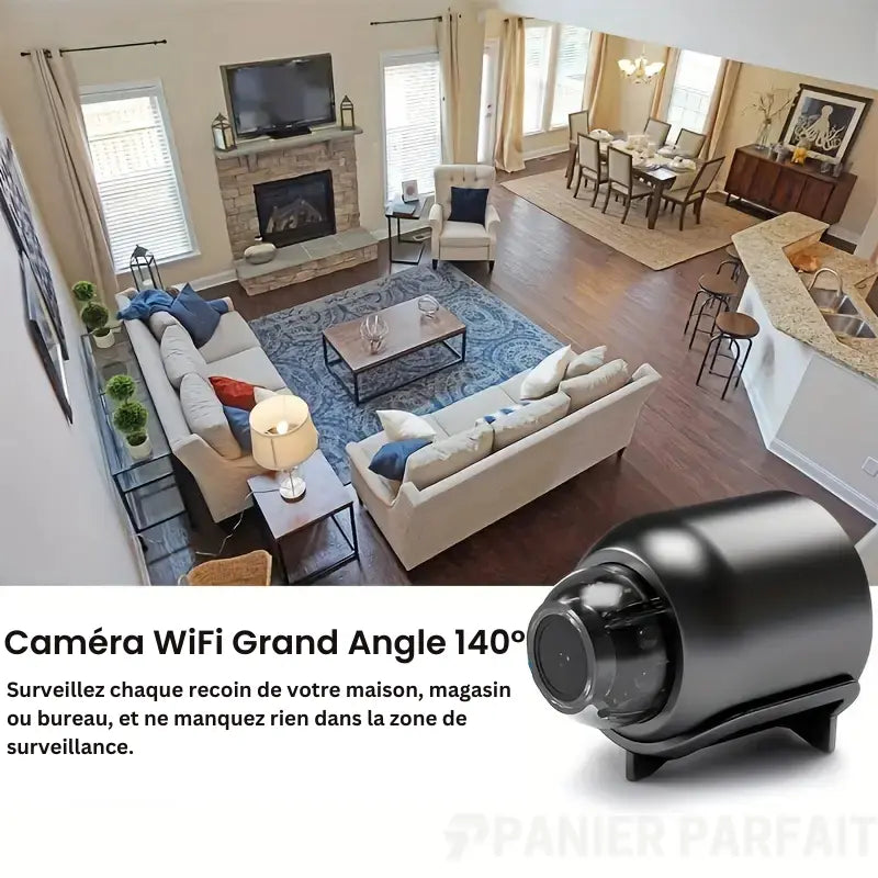 SpyGuard™ – Caméra de Sécurité Sans Fil Extérieure avec Vision Nocturne HD & Surveillance en Direct