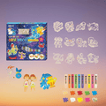 HOLIPAINT – Ensemble de peinture sur verre de Noël pour un apprentissage créatif