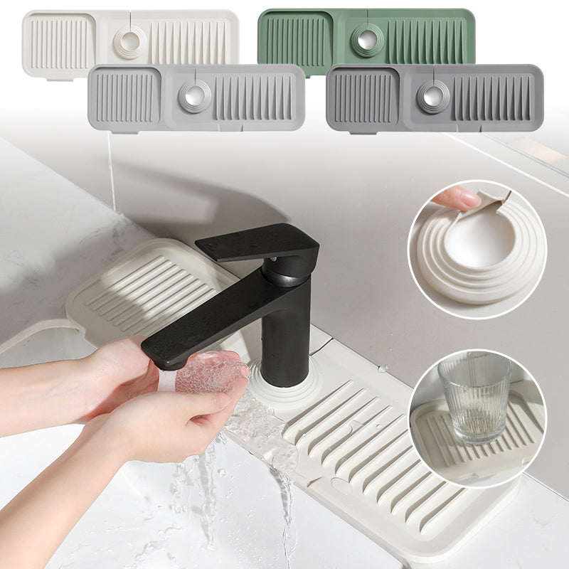 Tapis d'égouttage en silicone avec drainage automatique – DripGuard