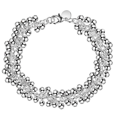 Bracelet avec perles en argent