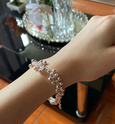 Bracelet avec perles en argent