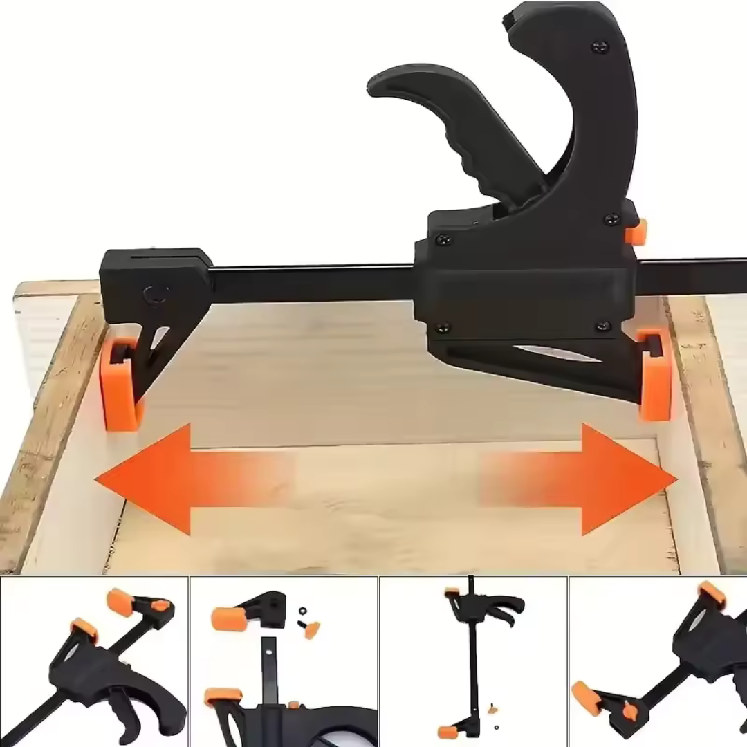 Collection de serre-joints F-ArtisanGrip Luxe | Serre-joints en fer avec mécanisme à cliquet sans effort pour des projets de menuiserie et de bricolage de qualité supérieure