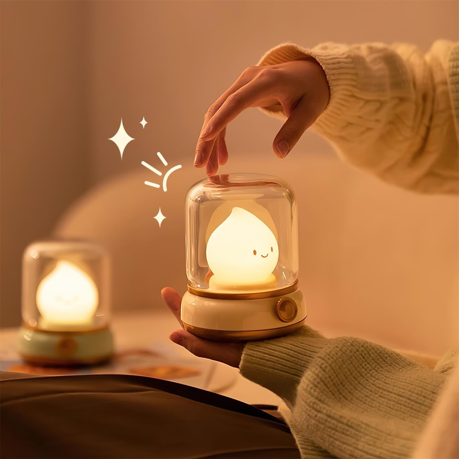 Lampe de Nuit LED Luxe SerenityGlow | Élevez votre ambiance pour un sommeil réparateur et une relaxation ultime