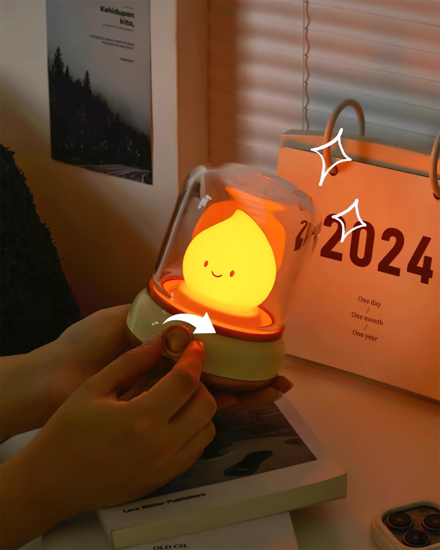 Lampe de Nuit LED Luxe SerenityGlow | Élevez votre ambiance pour un sommeil réparateur et une relaxation ultime