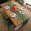 Chemin de Table Brodé Flora Vigne