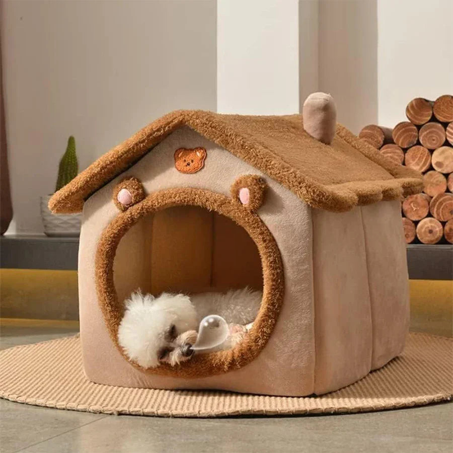 SnuggleNest | Maison lavable et peu encombrante pour chiens et chats