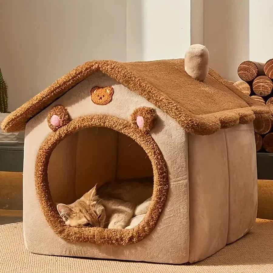 SnuggleNest | Maison lavable et peu encombrante pour chiens et chats