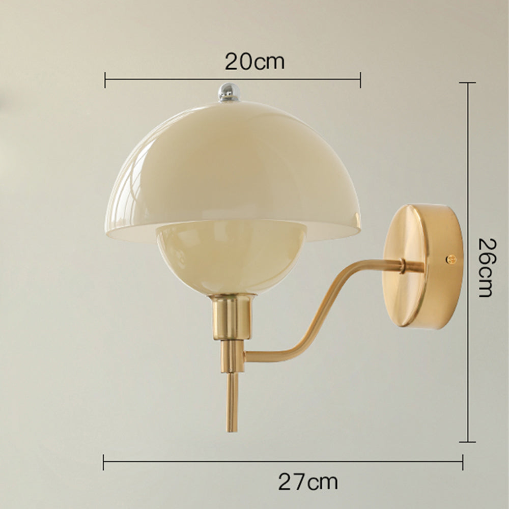 Applique Murale Hallway Champignon Crème – Une Touche d'Élégance Inspirée de la Nature