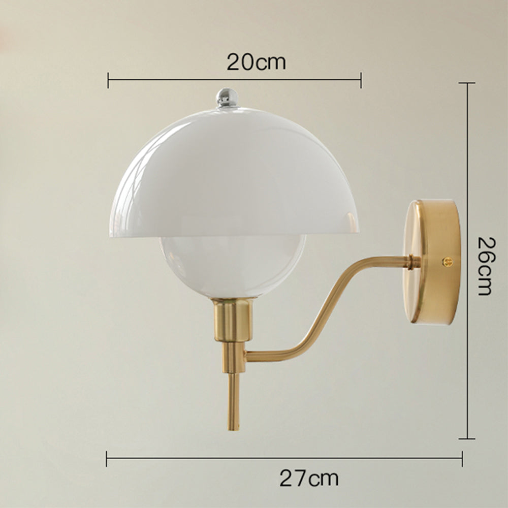 Applique Murale Hallway Champignon Crème – Une Touche d'Élégance Inspirée de la Nature