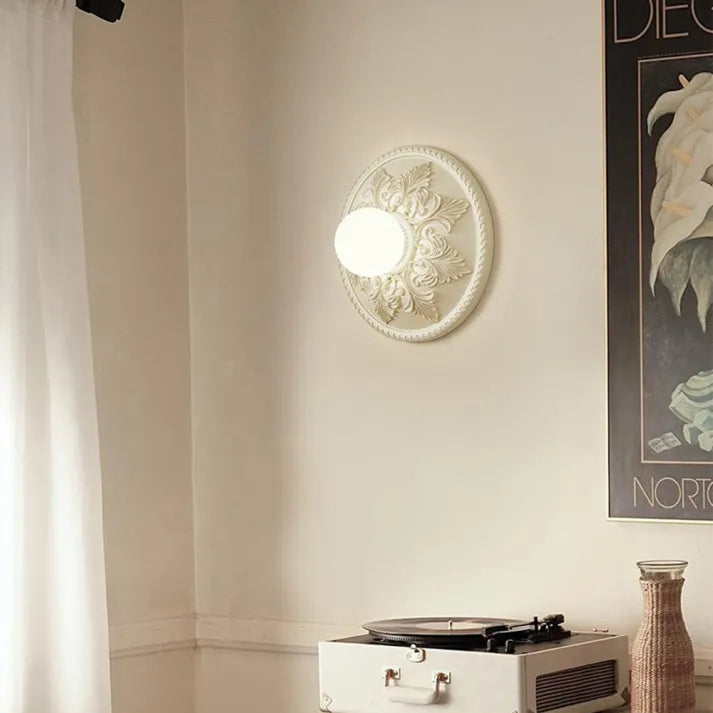 Applique Murale en Résine Moderne – Design Contemporain Élégant Ton Café