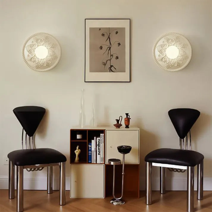 Applique Murale en Résine Moderne – Design Contemporain Élégant Ton Café