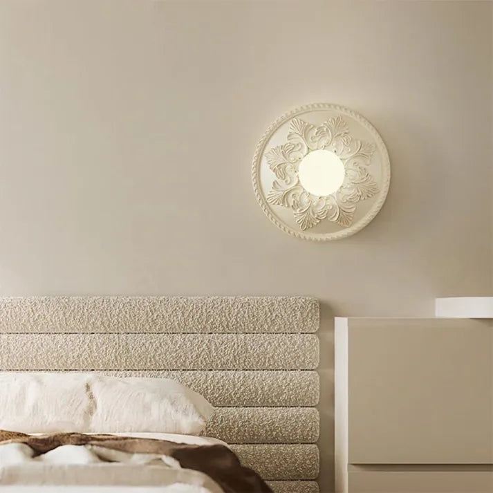 Applique Murale en Résine Moderne – Design Contemporain Élégant Ton Café