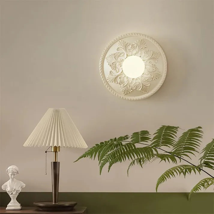 Applique Murale en Résine Moderne – Design Contemporain Élégant Ton Café