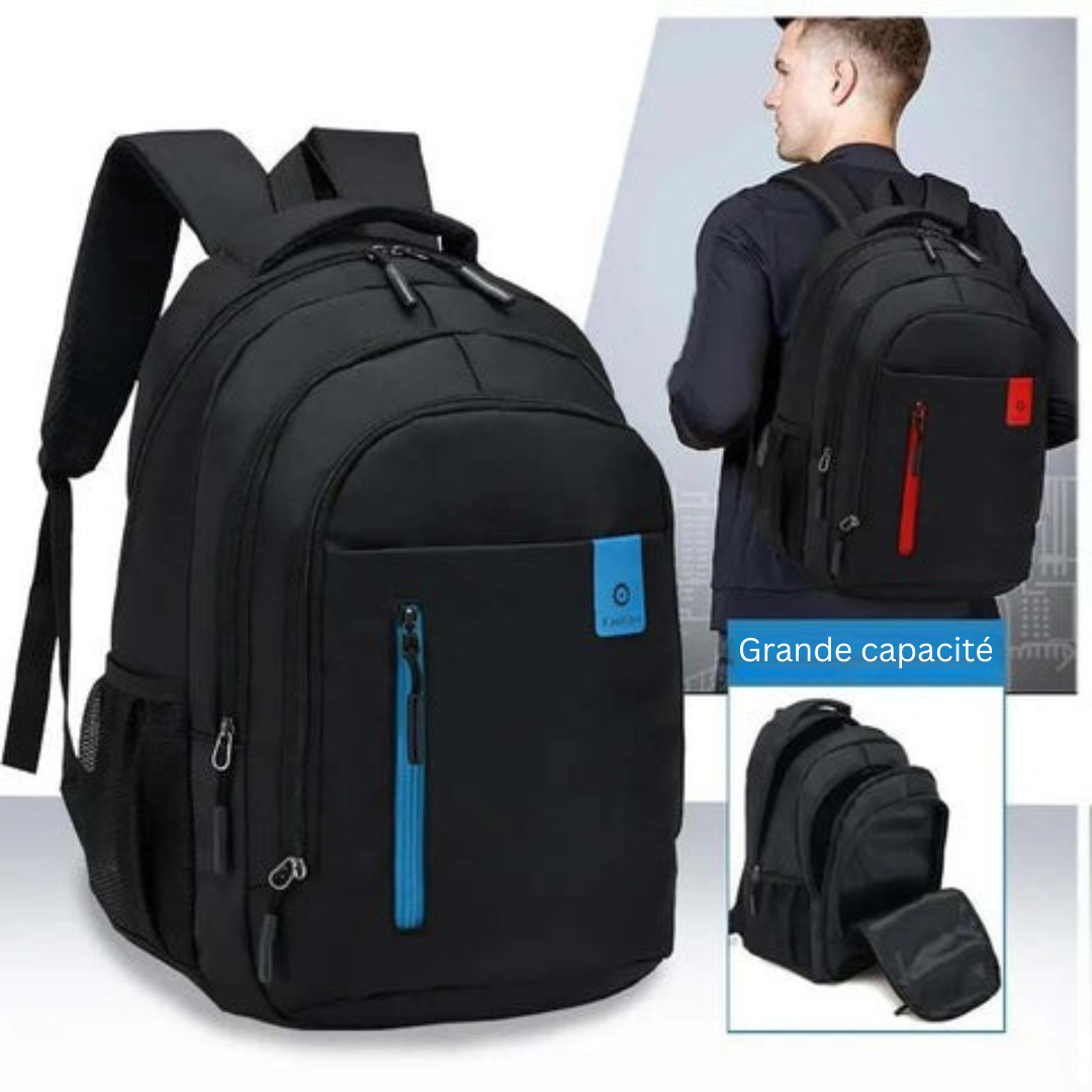 AquaPrestige Luxe Sac à Dos | Sac à dos pour ordinateur portable étanche pour un usage quotidien et des sorties aventureuses