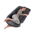 Coussin de grossesse en forme de U – soutien corporel complet pour le dos, le ventre et les épaules