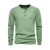 Chemise Heren à manches longues et col rond