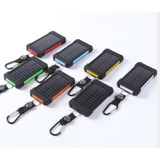Banc solaire étanche | Chargeur LED pour smartphones, vélo et camping