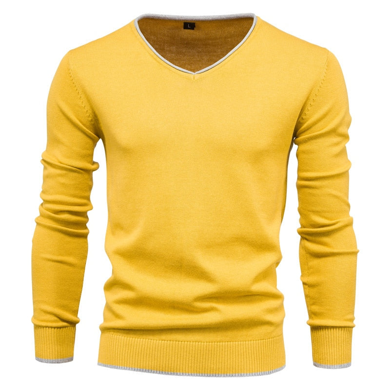 Vardi Dante™ Pull Homme | Pull Slim Fit avec Col en V