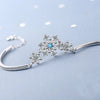 Bracelet en Cubic Zirconia Flocons de Neige de Noël